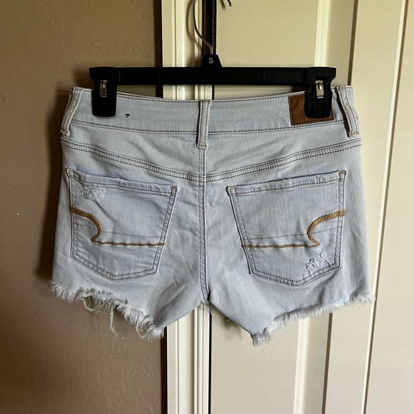 Denim Blue and Light Wash Jean Shorts - Picture 5 of 5